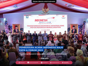 Pembukaan Acara Indonesia Maju Expo dan Forum 2023